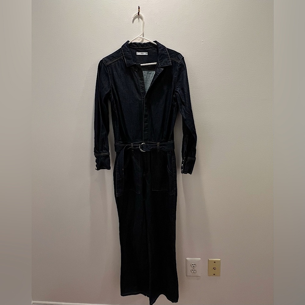 Mango Ultra Chic Denim Jumpsuit